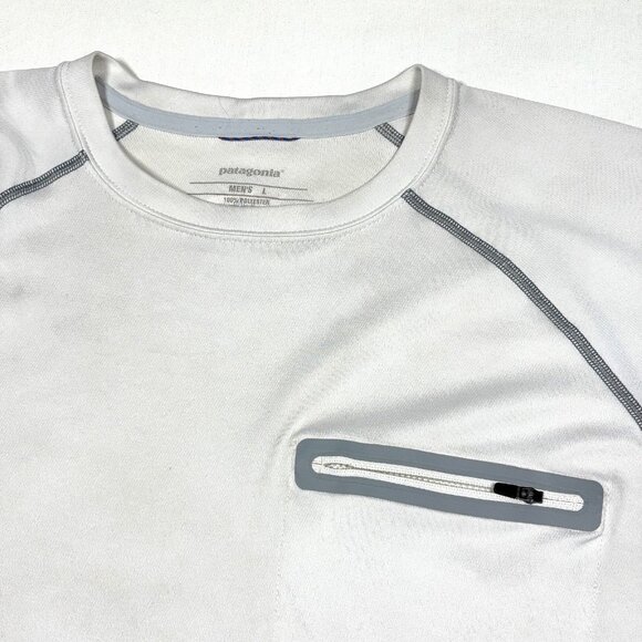 Lot of 2 Patagonia Fitz Roy Performance Fishing Zip-Pocket L/S T-Shirt Mens L - Picture 4 of 15